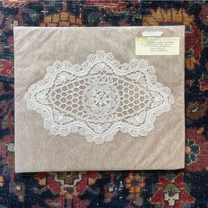Hand crocheted antique doily